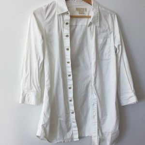 Michael Kors white button down size 4P